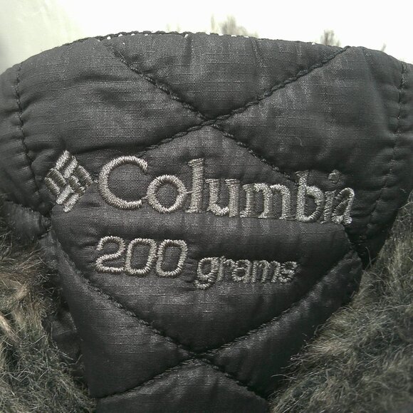 Columbia Minx Black Quilted Faux Fur Top Lined Waterproof Snow Winter Boot SZ 12 - Picture 5 of 11